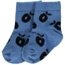 Smafolk Socken Cendre Blue mit Äpfeln 27-30