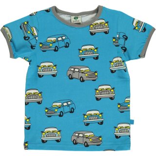 Smafolk T-Shirt blau mit Autos