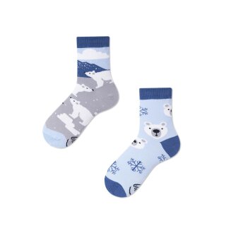 Socken Kids Polar Bear von Many Mornings - Größe 23/26
