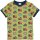 Maxomorra Jungen T-Shirt / Biobaumwolle / grün mit Autos 74/80