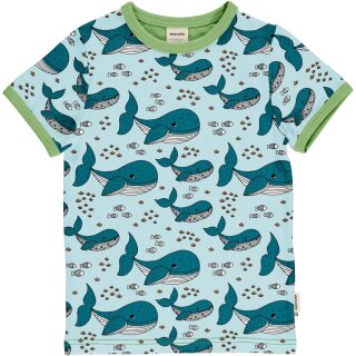 meyadey by maxomorra Jungen T-Shirt / Biobaumwolle /  mit Walen