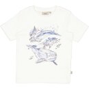 Wheat T-Shirt Whales off white
