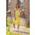 Lofff Fancy Dress Block Stripe yellow 146/152
