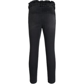 Blue Effect Girls High-Waist Paperbag Jeans black