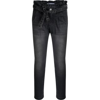 Blue Effect Girls High-Waist Paperbag Jeans black 128