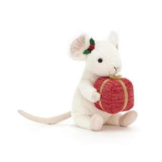 Merry Mouse with Present von Jellycat