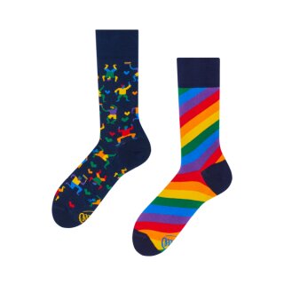 Socken Over the Rainbow von Many Mornings
