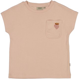 Wheat T-Shirt Tilla Embroidery rose sand