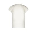 LIKE FLO Open Shoulder T-Shirt off white
