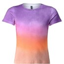 Blue Effect Girls T-Shirt Purple Farbverlauf