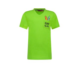 TYGO & vito T-Shirt Chest Pocket green gecko