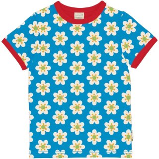 maxomorra T-Shirt mit Anemonen / Blumen 74/80