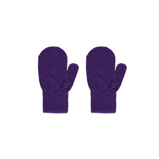CeLaVi Fausthandschuh aus weichem Wollmix - Purple 3-6 J