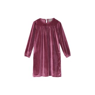 Creamie Velour-Kleid Langarm Red Violet