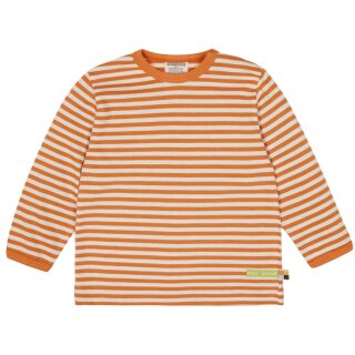 loud & proud Langarm-Shirt mit Streifen carrot