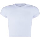 Blue Effect Girls Crop T-Shirt weiß