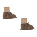 Hust&Claire Felice-HC Socks Wolle club brown