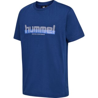 hummel hmlVANG T-SHIRT S/S estate blue