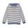 Minymo Hoodie DO THE RIGHT THING china blue
