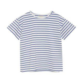 Creamie T-Shirt SS Stripe colony blue