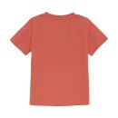 Minymo T-Shirt SS Surf-Hai hot coral