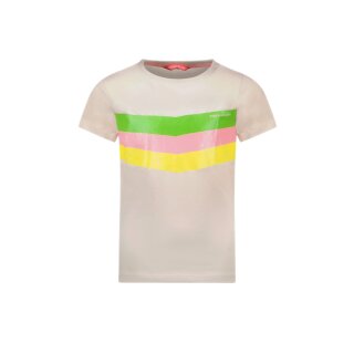 TYGO & vito T-Shirt light stone/neon